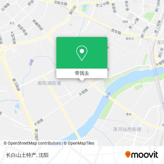 长白山土特产地图