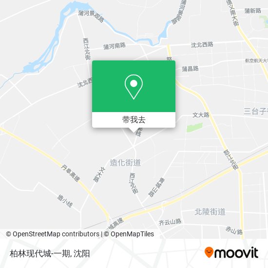 柏林现代城-一期地图