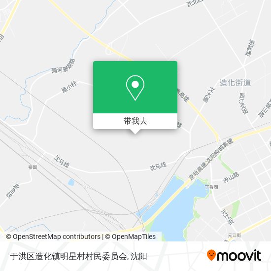 于洪区造化镇明星村村民委员会地图