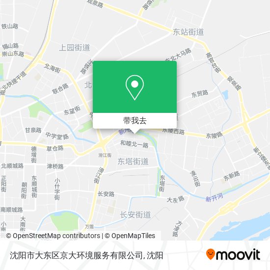 沈阳市大东区京大环境服务有限公司地图