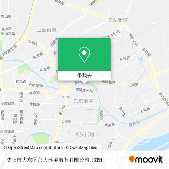 沈阳市大东区京大环境服务有限公司地图