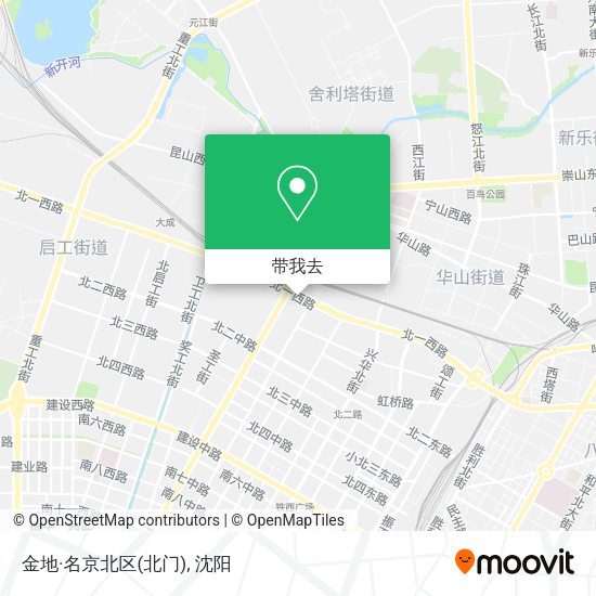 金地·名京北区(北门)地图