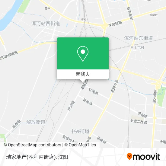 瑞家地产(胜利南街店)地图