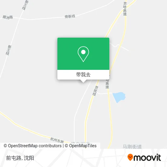 前屯路地图