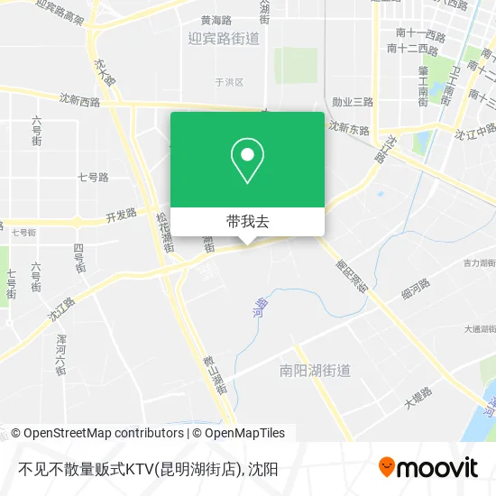 不见不散量贩式KTV(昆明湖街店)地图