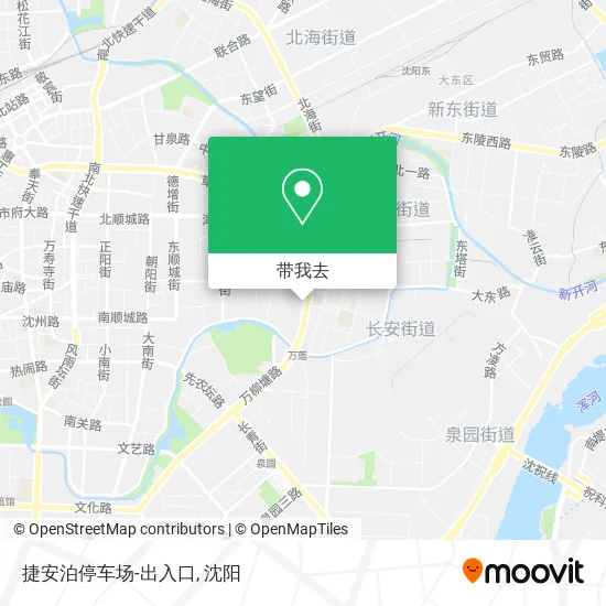 捷安泊停车场-出入口地图