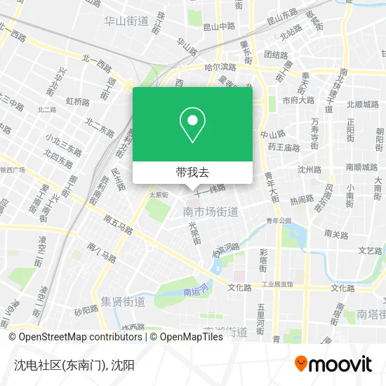 沈电社区(东南门)地图