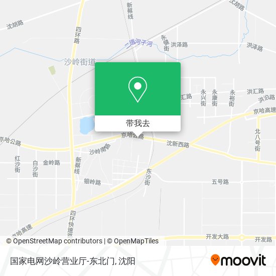 国家电网沙岭营业厅-东北门地图