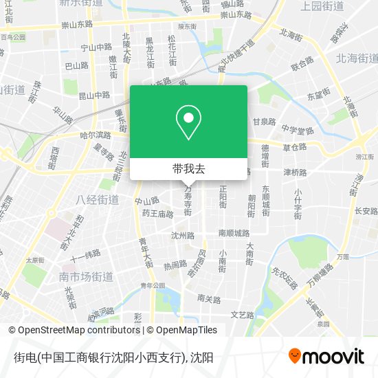 街电(中国工商银行沈阳小西支行)地图
