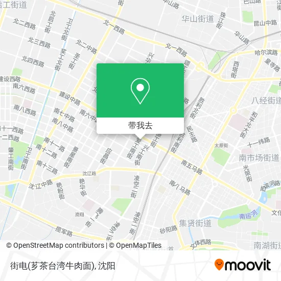 街电(芗茶台湾牛肉面)地图