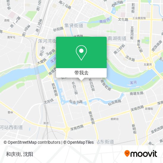 和庆街地图