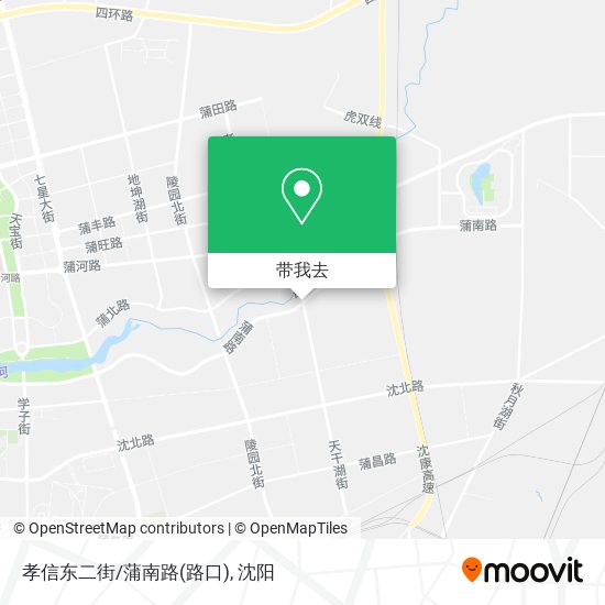 孝信东二街/蒲南路(路口)地图