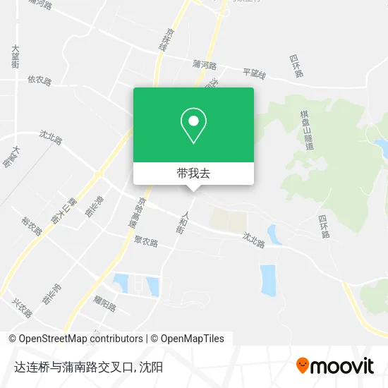 达连桥与蒲南路交叉口地图