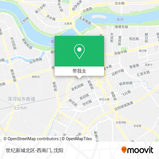 世纪新城北区-西南门地图