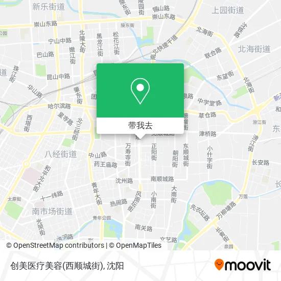 创美医疗美容(西顺城街)地图