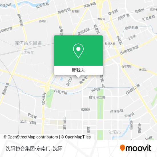 沈阳协合集团-东南门地图
