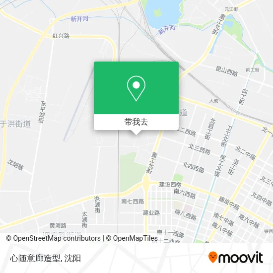 心随意廊造型地图