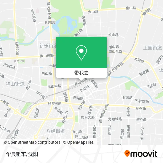 华晨租车地图