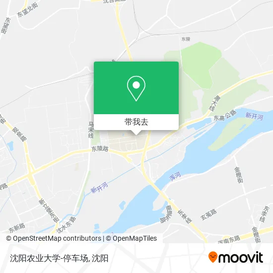 沈阳农业大学-停车场地图