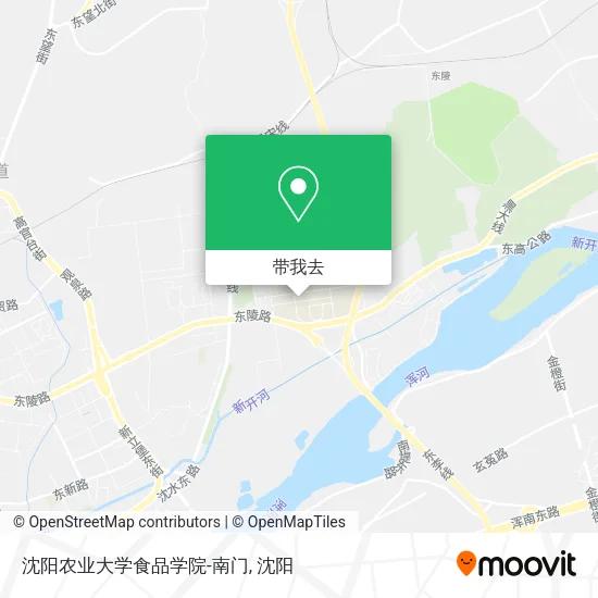 沈阳农业大学食品学院-南门地图