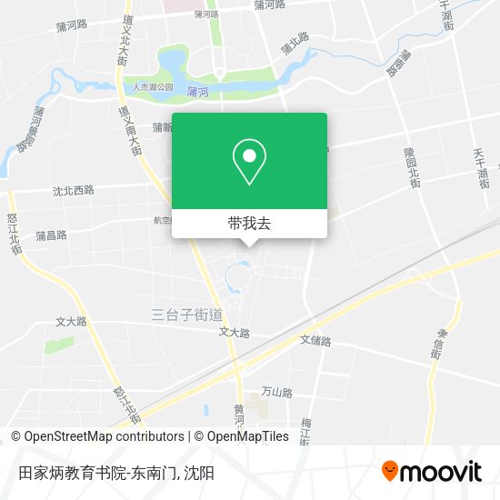 田家炳教育书院-东南门地图