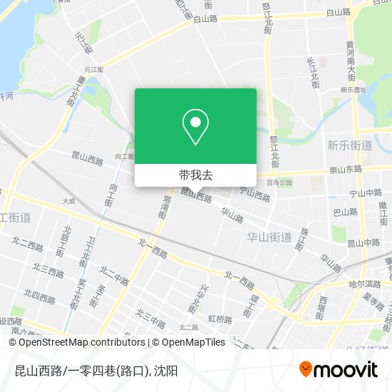 昆山西路/一零四巷(路口)地图