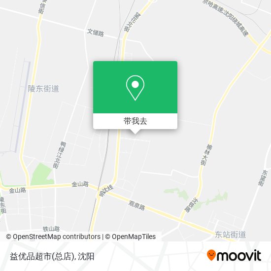 益优品超市(总店)地图