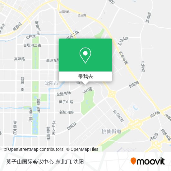 莫子山国际会议中心-东北门地图