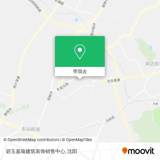碧玉嘉瑜建筑装饰销售中心地图