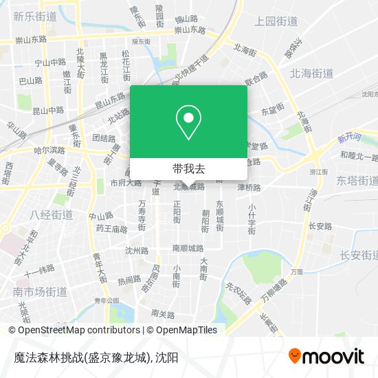 魔法森林挑战(盛京豫龙城)地图