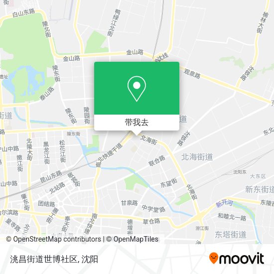 洮昌街道世博社区地图