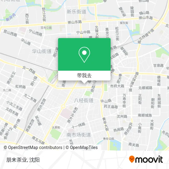 朋来茶业地图