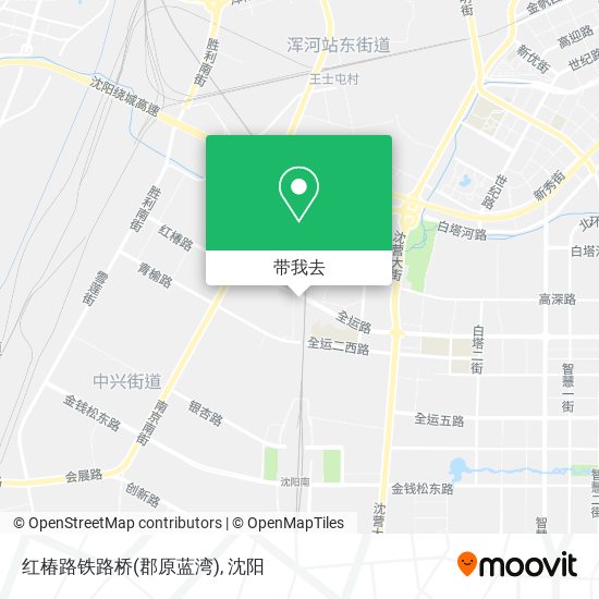 红椿路铁路桥(郡原蓝湾)地图