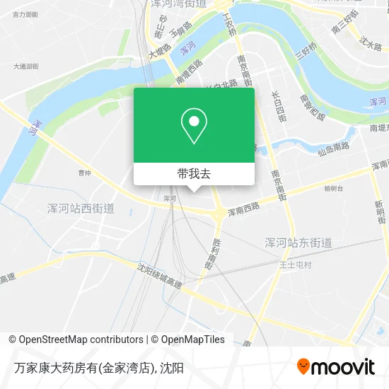 万家康大药房有(金家湾店)地图