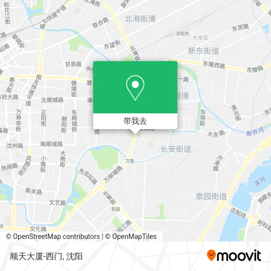 顺天大厦-西门地图