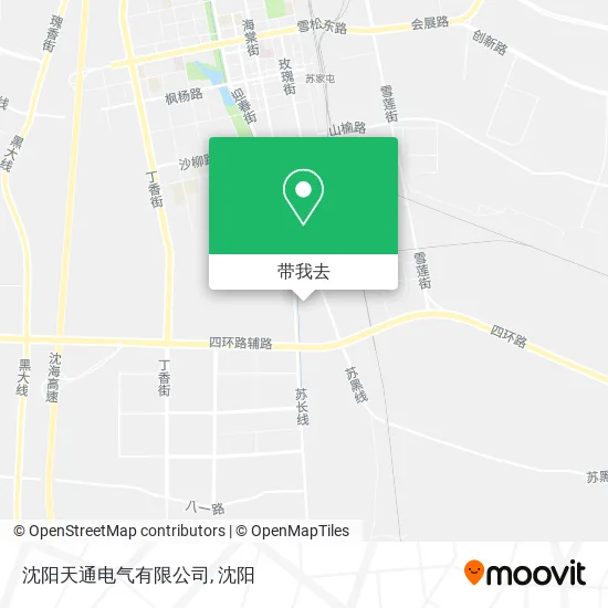 沈阳天通电气有限公司地图