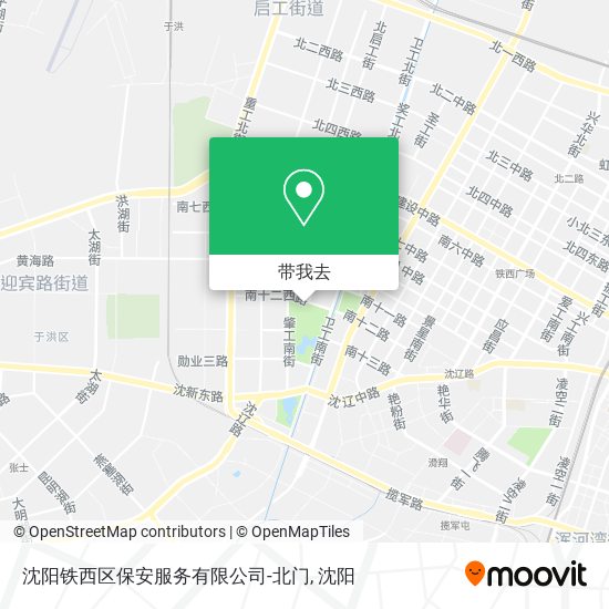 沈阳铁西区保安服务有限公司-北门地图