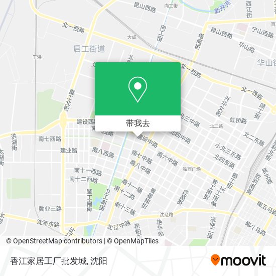 香江家居工厂批发城地图