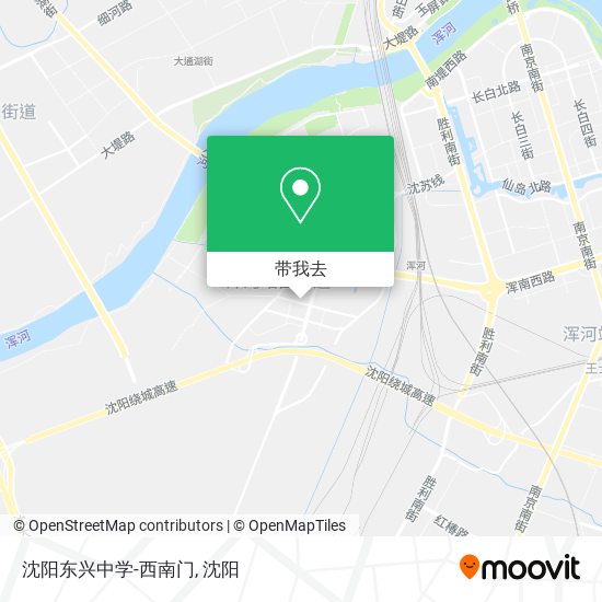 沈阳东兴中学-西南门地图