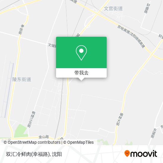 双汇冷鲜肉(幸福路)地图