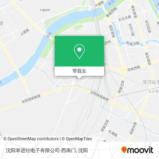 沈阳幸进社电子有限公司-西南门地图