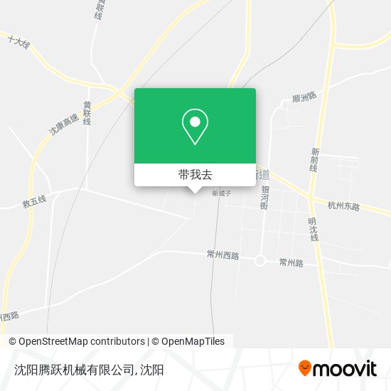 沈阳腾跃机械有限公司地图