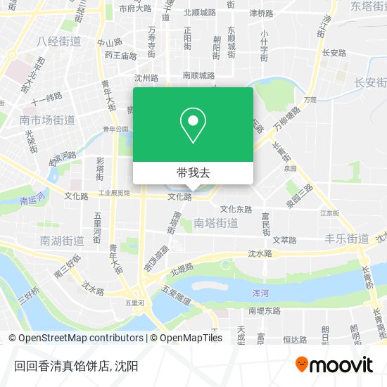 回回香清真馅饼店地图