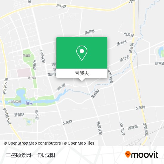 三盛颐景园-一期地图