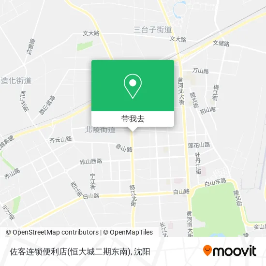 佐客连锁便利店(恒大城二期东南)地图