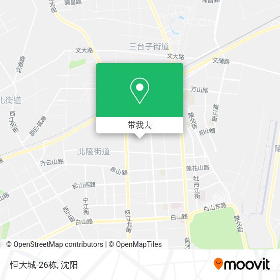 恒大城-26栋地图