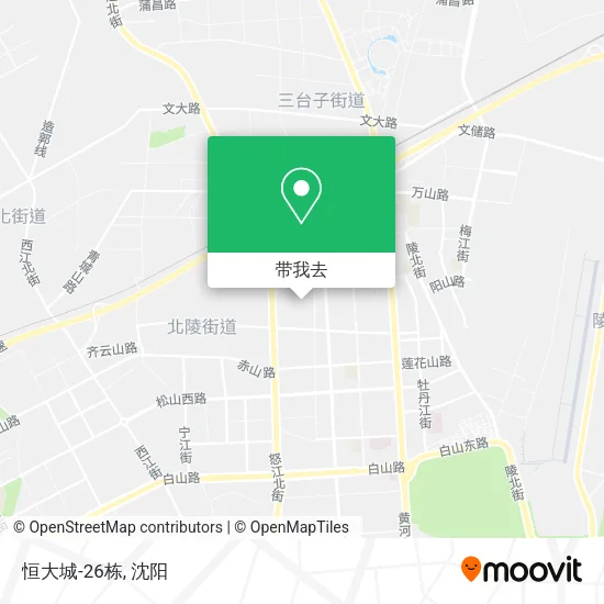 恒大城-26栋地图