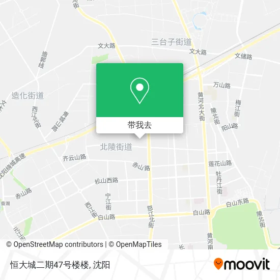 恒大城二期47号楼楼地图