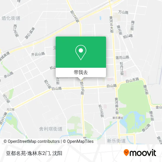 亚都名苑-逸林东2门地图