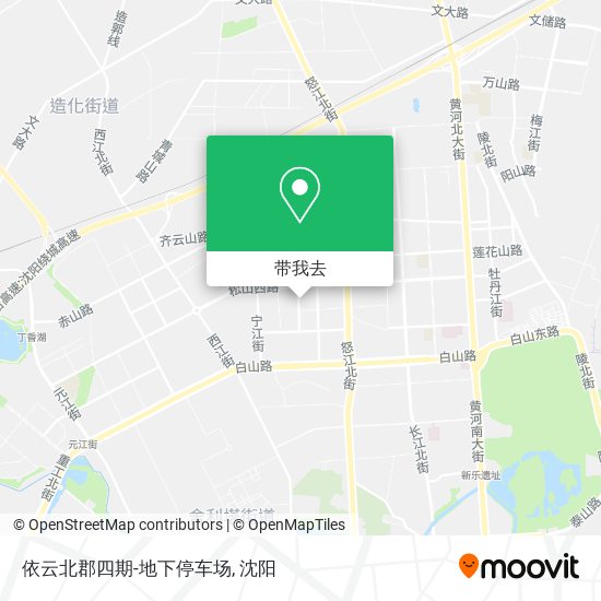 依云北郡四期-地下停车场地图